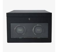WOLF British Racing Double Black Storage Watch Winder 792202