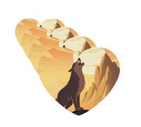 Wolf Car Air Freshener Cards for Women Men 4 Pack Cute Car Accessories Long Lasting Scent Car Diffuser Hanging Auto Aromatherapy Tablets Car Fresheners Gifts