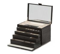 Wolf Caroline Extra Large Jewellery Box Black 329571 - Unisex - Leather Black 42 x 28.1 x 30.4