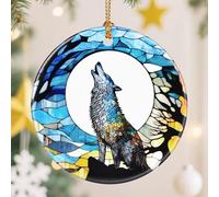 Wolf Christmas Decorations for Tree, Christmas Ornaments, Keepsake Ornaments, Holiday Decor, Xmas Gifts, Gifts for Wolf Lovers, Animal Lovers
