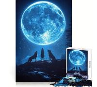 Wolf Colorful Mountain 1000 Piece Jigsaws for Adults Recall Power Light Enjoyment Precise Edges Meaningful Gift (38x52cm)
