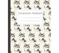 Wolf Composition Notebook: Wide Ruled Paper for School, College, or Work | Cute Animal Design: A Fun Journal for Kids, Teens, and Adults | Perfect for Note-Taking, Creative Writing, and Planning