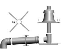 Wolf Connection Set DN60/100 - C93x DN60 In The Shaft, Cover PP