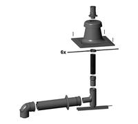 Wolf Connection Set DN80/125 - C93x DN83 Flexible In The Shaft, Cover PP