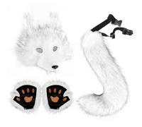 Wolf Cosplay Set - Imitation Creature Props, Dramatic Clothes, Artistic Clothing Collection, Mythical Presentation Style | For Festival Celebration Event Acting U