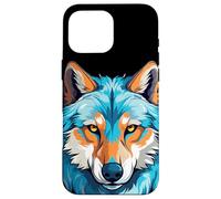 Wolf Costume Blue Wolf Head Werewolf And Wolves Case for iPhone 16 Pro Max