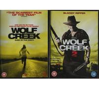 WOLF CREEK COMPLETE 1-2 UK COLLECTION / 1. WOLF CREEK 1 (BASED ON TRUE EVENTS) / 2. WOLF CREEK 2 - BLOODY RIPPER = ULTIMATE 2 x DVD SET