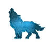 Wolf Decoration Epoxy Sturdy with Cultural Significance of The Wolf for Resin Home Decor Gothic Wall Silicone Molds for Resin Casting Large