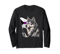Wolf Demisexual Pride Flag LGBTQ Demisexuality Flag Long Sleeve T-Shirt