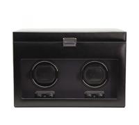 Wolf Designs 270402 Heritage Module 2.1 Double Watch Winder with Cover and Storage