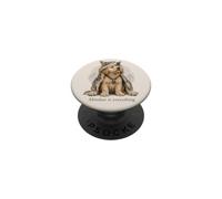 Wolf Dog Lover Mindset Quote Mountain Nature Mood PopSockets Adhesive PopGrip