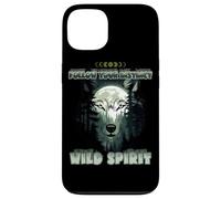 Wolf Double Exposure Forest Moon Nature Spirit Aesthetic Case for iPhone 13