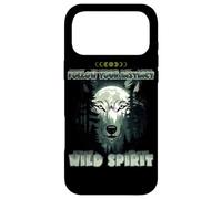 Wolf Double Exposure Forest Moon Nature Spirit Aesthetic Case for iPhone 17 Pro Max