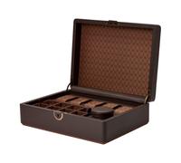 Wolf Earth Coffee Watch Box 5 Watches Brown 190906 - Unisex Brown 33 x 24,8 x 10,8 cm