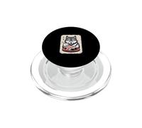Wolf Eating Sushi Japanese Ramen Anime PopSockets PopGrip for MagSafe
