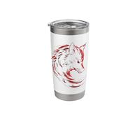Wolf Emblem Logo a Design from Norse Mythology Stainless Steel Insulated Tumbler
