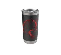 Wolf Emblem Logo a Design from Norse Mythology Stainless Steel Insulated Tumbler