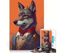 Wolf Enchanted World Puzzles for Adults 1000 Pieces Focus Boost Fun Uniform Size Precise Pieces Bonding Activity for Loved Ones (50x75cm)
