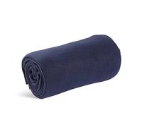 Wolf Essentials Cozy-Soft Microfleece Travel Blanket, 50x60 Inch, Lightweight, Compact, Perfect for Airplane and Car, Navy
