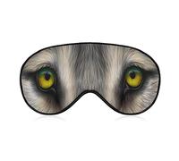 Wolf Eye Sleep Mask Animal Eyes Blindfold for Sleeping Elastic Blackout Eye Mask Cover for Full Night's Sleep Travel and Nap