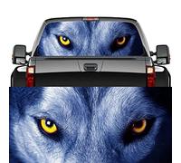 Wolf Eyes Rear Window Decal Truck Rear Window Decal Wrap Graphic Perforated See Through Universal Fit Most Pickup Truck, Suvs,147x46cm