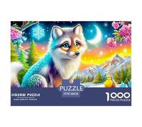 Wolf Family NightIntricate 1000-Piece Jigsaw Puzzles for Adults Presenting A World of Challenging Puzzle Games - These Stand As The Premier Gift Jigsaw Puzzles for Adults And Kids Age 12 Years Up 38x
