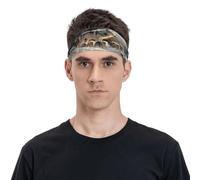 Wolf Family Winter Wonderland Headbands for Men Women, Hair Band Sweat Bands for Running Football Gym Accessories