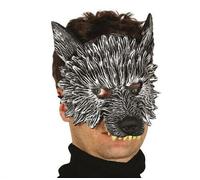 Wolf Foam Half Face Mask Halloween Party Werewolf Soft Fancy Dress Adult Masks