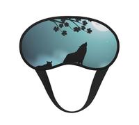 Wolf, Full Eye Covers Light Blocking Eye Masks Blackout Sleep Eye Muffs