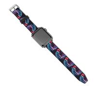 Wolf Full Moon Watch Band Leather Replacement Watch Strap Sports Bands for Men Women