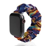 Wolf Galaxy for IWatch Elastic Watch Straps 38-44mm