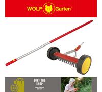 WOLF-Garten Multi-change® URM Roller Moss Removal Rake & ZMI15 142cm Handle