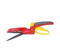 Wolf-Garten RILL Comfort Single Hand Grass Shears, Red, 39.2x2.47x2.5 cm