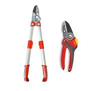 Wolf Garten RS900T Power Cut Anvil Telescopic Loppers & RS2500 Pruner Secateurs