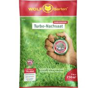 WOLF-Garten Turbo Lawn Seed Ideal for 250 sqm Quick Germinating 3826050