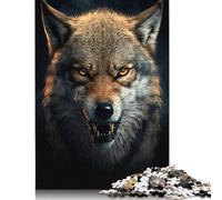 Wolf Generative AI Jigsaw Puzzles for Adults Kids. 1000 Pieces Whimsical Challenge Toy Educational Games Home Decoration for Adults& Kids Age 14 Years Up 1000pcs (38x26cm)