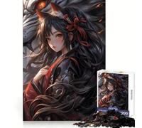 Wolf Girl Samurai Adult Jigsaw1000 Pieces Clear Thinking Restful Escape Precise Edges (38x26cm)