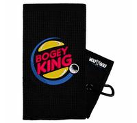 Wolf Golf Towels Bogey King Golf Towel | Embroidered in USA | Golf Accessories for Men or Women
