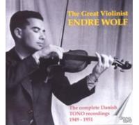 WOLF: GREAT VIOLINIST 1949-1951 - CD