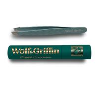 Wolf & Griffin Mini Tweezer | Professional Eyebrow Tweezers for Men & Women | Perfect for Facial Hair Removal | Stainless Steel