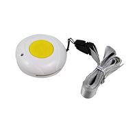 Wolf-Guard 433MHz JA-03 Silent SOS Panic Alarm, Emergency Button for Home Security Systems,1.7"