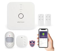 Wolf-Guard 4G WiFi Smart Alarm System,App Remote Control Alarm Box with Door Window Sensor, Motion Detector, Siren