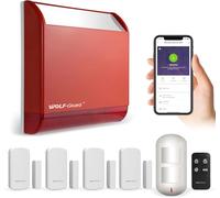 Wolf Guard LB-12WF WiFi Alarm Siren, Wireless Home Garage Alarm Security System,APP Control
