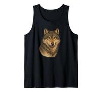 Wolf Head Majestic Design Nature Wildlife Tank Top