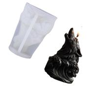Wolf Head Mold, Animal Candled Silicone for Candled Making, Diys Resin Craft Molds Aromatherapys Resin Ornaments