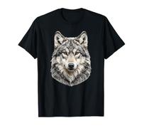 Wolf Head Portrait Wool The Wolf T-Shirt