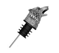 Wolf Head Wine Pourer for Gift - 60ml Cool Animal Liquor Pour Spout, Decorative Spirit Bottle Aerator, Uniques Wolf Shape Alcohol Diffuser, Creative Liquor Spout Stopper | Novelty Bar Tool for Men