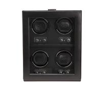 Wolf Heritage Watch Winder 4 Watches Black Synthetic leather 270602 - Unisex - Faux Leather Black