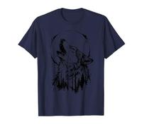 Wolf Howling at Moon Howling Wolf T-Shirt