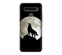 Wolf Howling at The Moon Case Cover For LG K41S